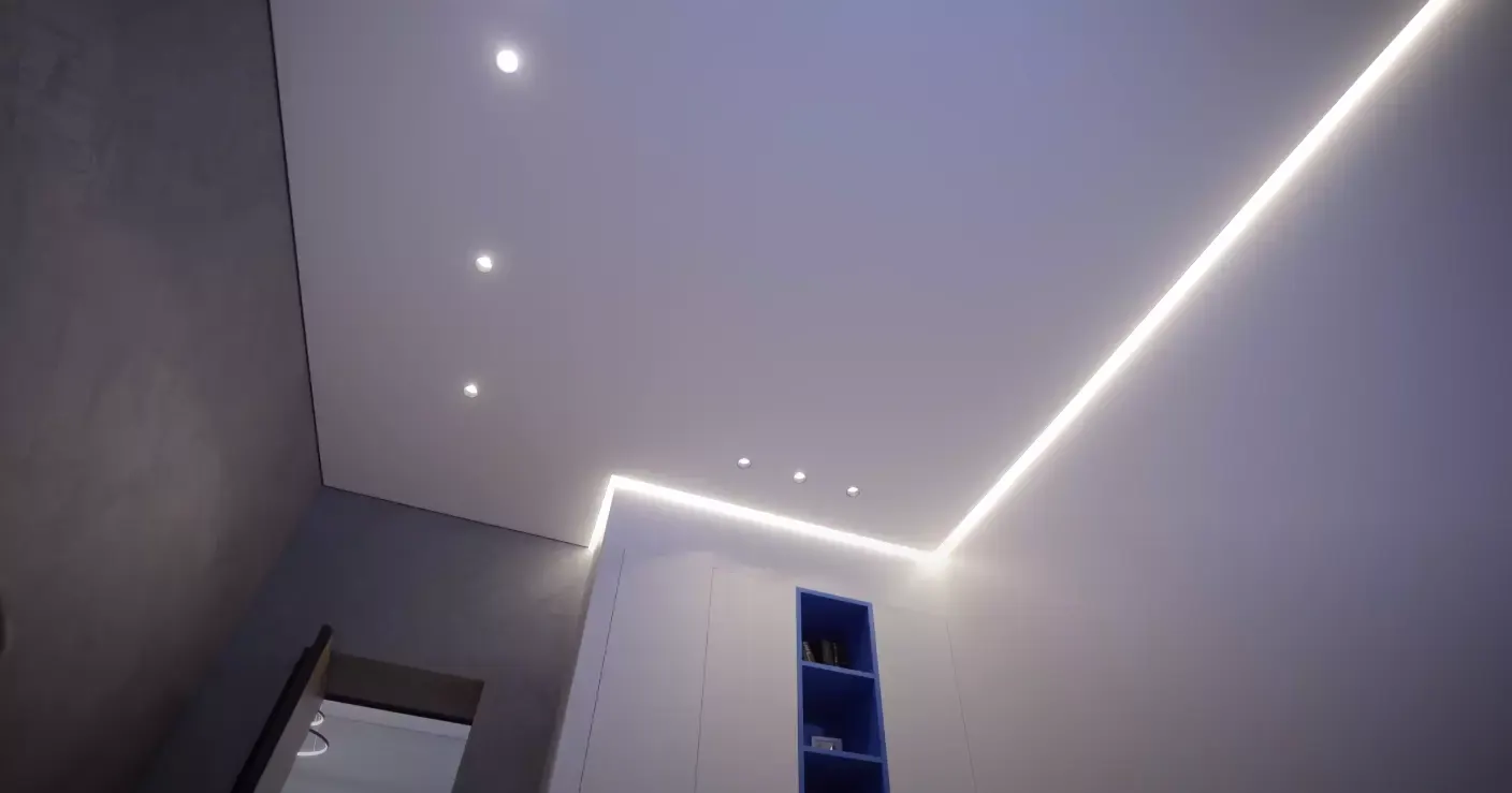 Тканевый натяжной потолок — Нижний Тагил, Фрунзе, 46, фото 1